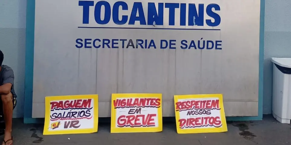 com-atrasos-no-salarios-e-no-pagamento-de-ferias-e-fgts,-vigilantes-entram-em-greve;-categoria-atua-em-unidades-de-saude,-agencias-da-caixa-e-conab 